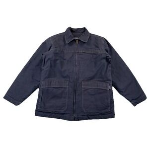 Vintage Patagonia Double Duty Jacket Grey Work Chore Coat Rare Women's Small